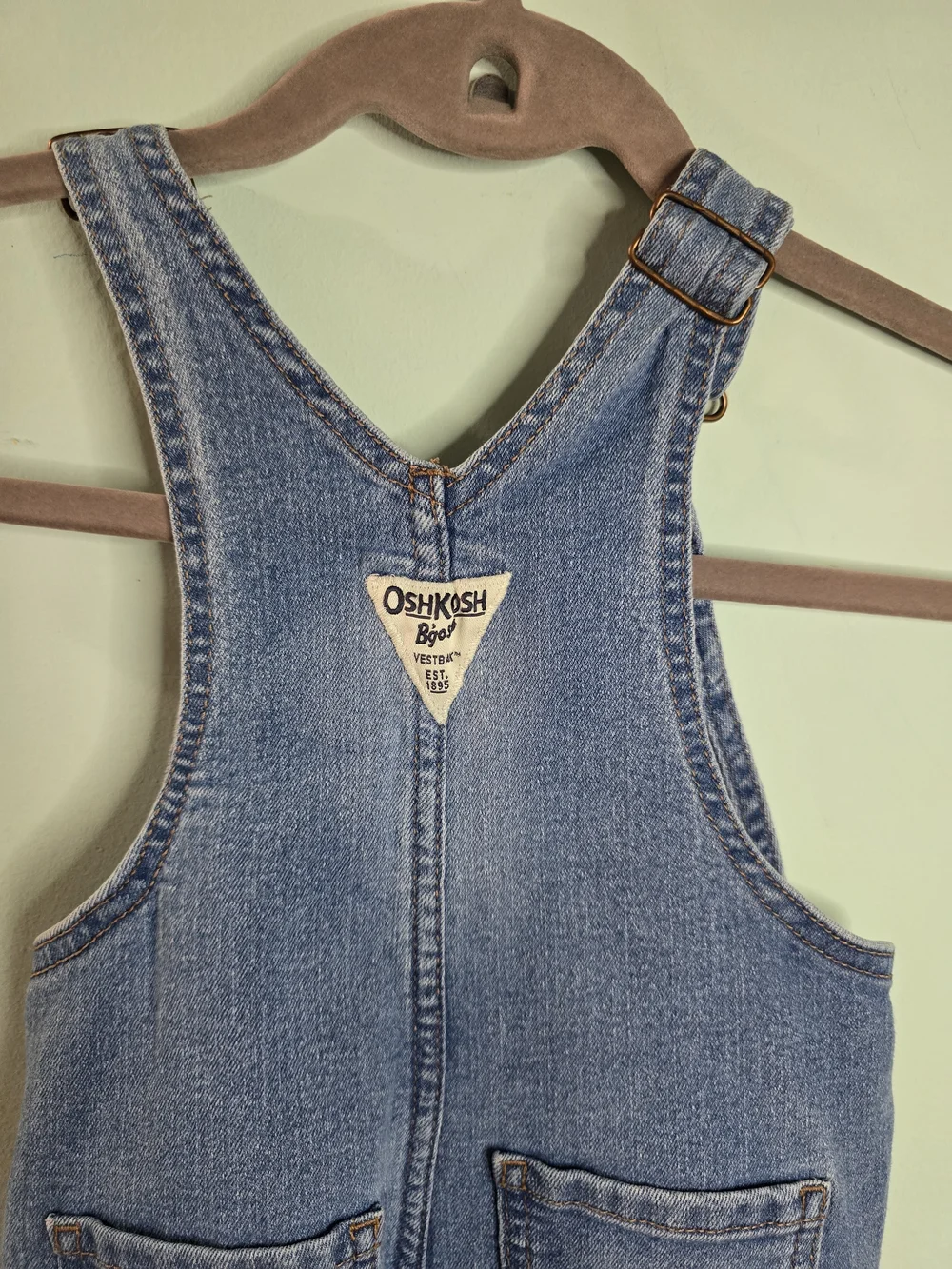 OshKosh B'gosh Light Blue Denim Kids Overalls